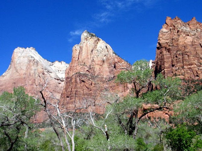 Red Mountains in Zion National Park, Utah