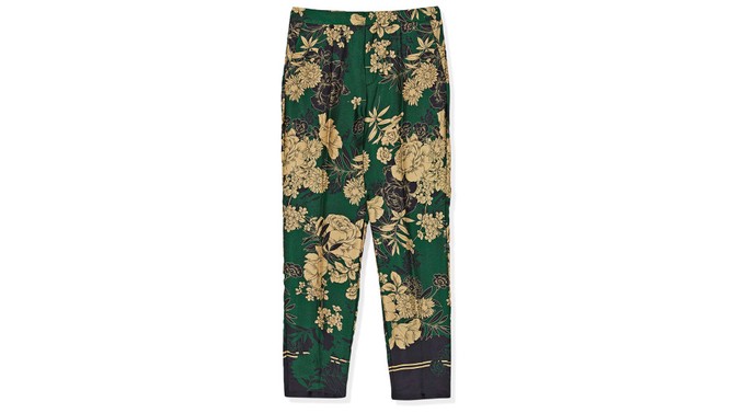 Affordable Fashion January 2018 - Embroidered Flower Pattern Pants