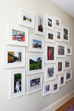 How to Arrange Photos on the Wall