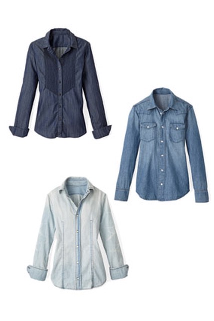 Denim on Denim Looks - Denim Shirts with Jeans