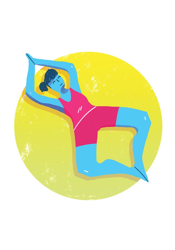 UAMS Health on X: Try these #yoga poses before bed for a better