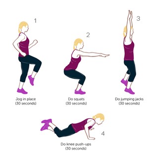 10 Minute Workout - HIIT Exercise Routine